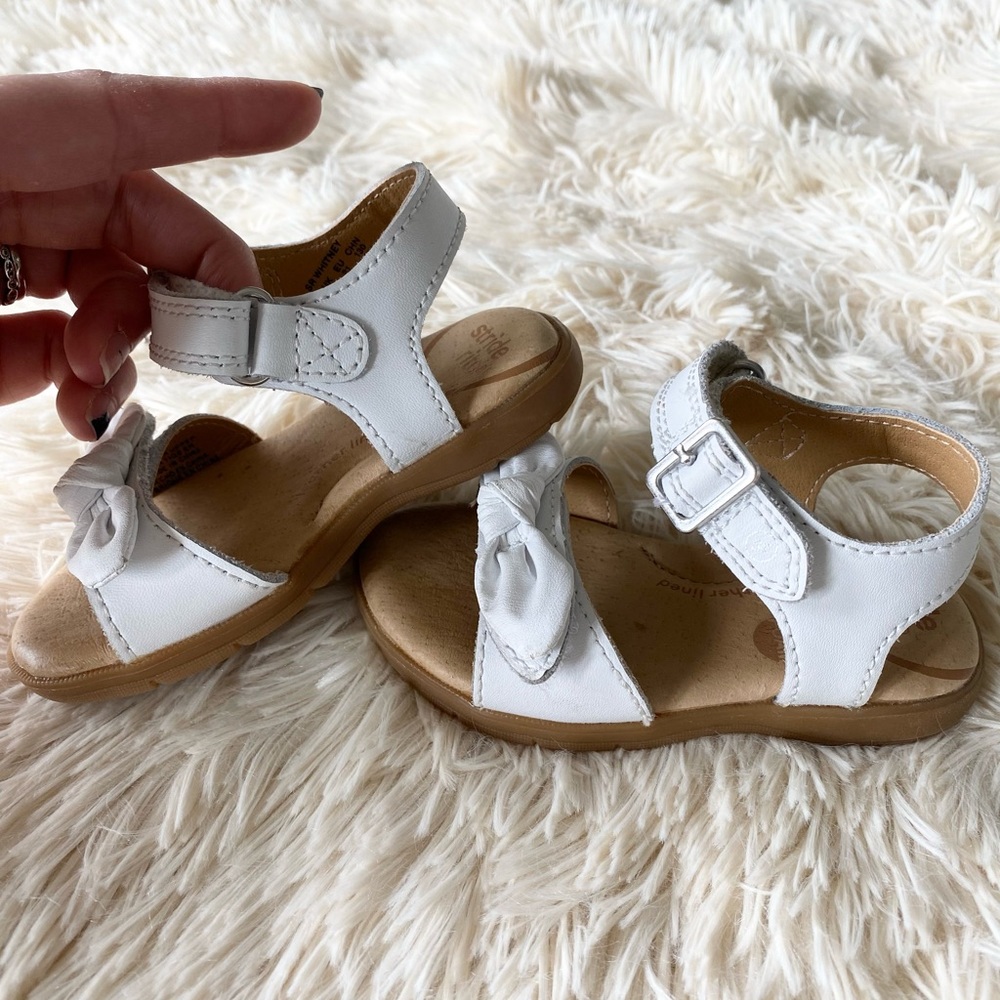 Stride Rite | White Velcro Sandal | Toddler Size 5 | GUC